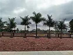 Blick von der Kapelle herab