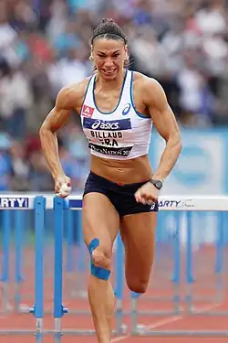 Cindy&nbsp;Billaud, 2014 Vizeeuropameisterin – ausgeschieden als Sechste in&nbsp;13,23&nbsp;s