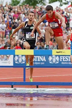 Mitko Zenow (links) Rang neun in 8:32,49&nbsp;min