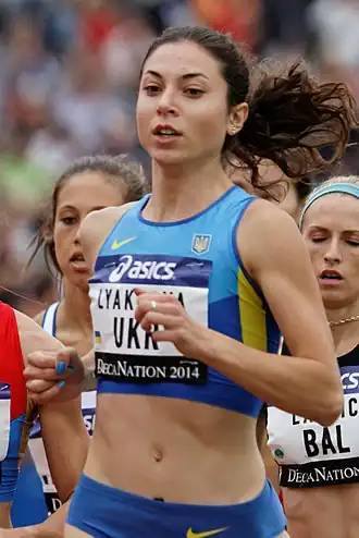 Olha Ljachowa – ausgeschieden als Siebte in 2:00,98&nbsp;min