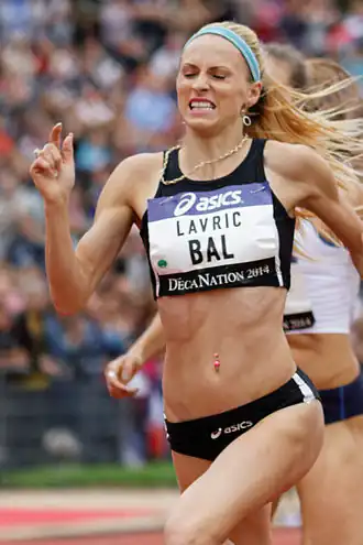 Mirela Lavric Rang acht in 2:10,37&nbsp;min