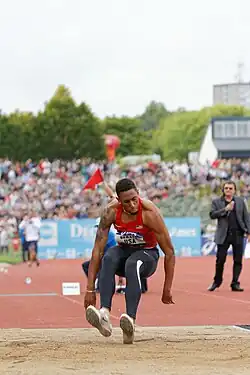 Chris Benard – ausgeschieden mit 16,55&nbsp;m