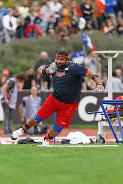 Reese Hoffa, 2012 Olympiadritter, belegte Rang&nbsp;vier