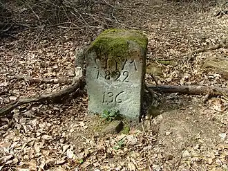 Grenzstein auf dem Schafkopf