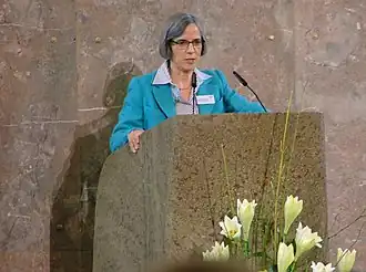 Sylvia Schenk (hier bei der Mitgliederversammlung des DOSB 2015) schied im ersten Vorlauf&nbsp;aus
