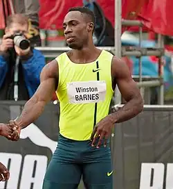 Emre Zafer Barnes – ausgeschieden als Sechster in 10,27&nbsp;s