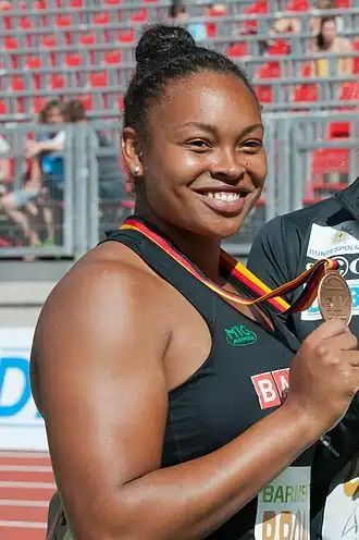 Bronzemedaillengewinnerin Shanice&nbsp;Craft