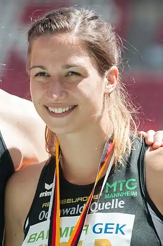 Ricarda Lobe – ausgeschieden als Sechste in 13,11&nbsp;s