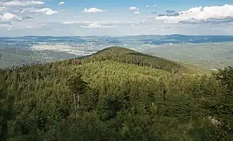 Blick vom Wysoki Kamień