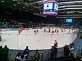 Innenansicht bei der Eishockey-Weltmeisterschaft der Herren 2015 im Spiel Dänemark gegen Finnland 0:3