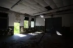 Innere des Wachgebäudes im Eingangsbereich