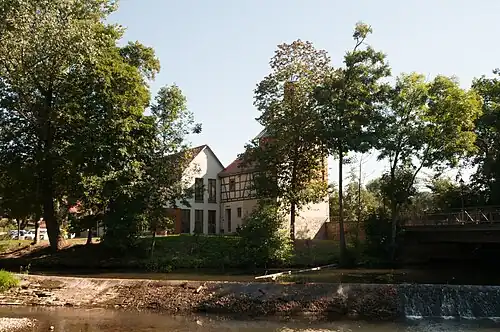 Malzdarre mit Wehr an der Ilm