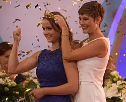 Endesfelder und ihre Vorgängerin, Josefine Schlumberger