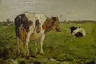 Kühe auf der Weide, etwa 1880