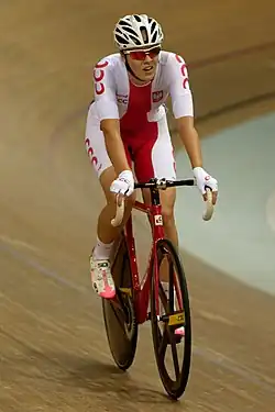 Łucja Pietrzak bei der Bahn-EM 2016