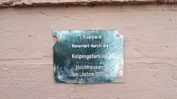 Hinweistafel am Käppele