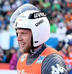 Christian Oberstolz beim Rennrodel-Weltcup 2017 in Oberhof