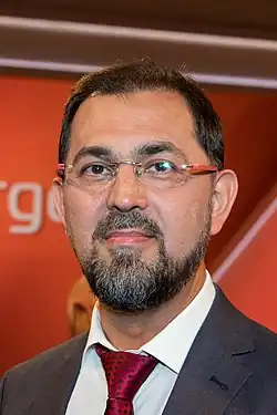 Bild des Parteivorsitzenden Haluk Yildiz aus dem Jahr 2017