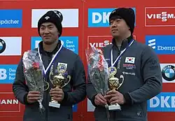 Park Jin-yong (l.) und Cho Jung-myung