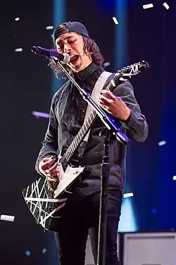 Vic Fuentes bei Rock im Park in Nürnberg, 2017.