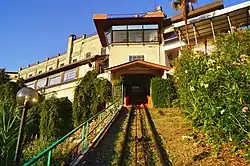 Bergstation der Standseilbahn