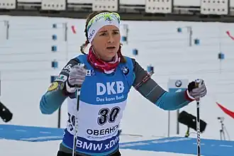 Anais Bescond in Oberhof 2018