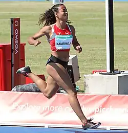 Ditaji Kambundji – ausgeschieden als Sechste des ersten&nbsp;Halbfinals