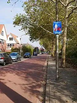 auto te gast-Fahrradstraße