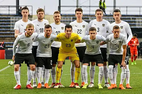 Vor dem Euro 2019 Qualifikationsspiel gegen Mazedonien am 27. März 2018 in der BSFZ-Arena.
