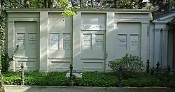 Ehrengrab der Familie Michelet im April 2018