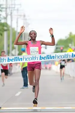 Risper Gesabwa erreichte Platz&nbsp;achtzehn