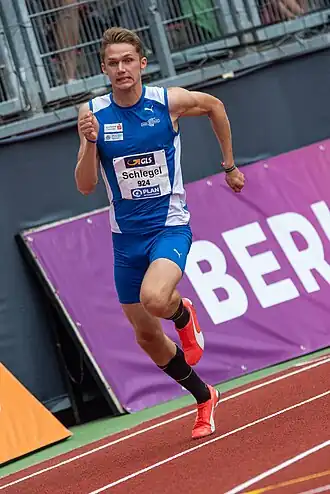 Marvin Schlegel – ausgeschieden als Sechster des zweiten&nbsp;Vorlaufs