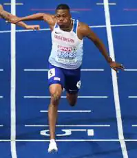 Zharnel Hughes Rang sieben in 20,85&nbsp;s