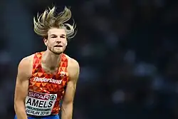 Douwe Amels geteilter Rang zwölf mit 2,17&nbsp;m