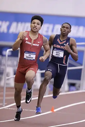 Obi Igbokwe bei den NCAA-Hallenmeisterschaften 2018