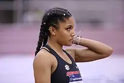 Tara Davis kam auf den sechsten&nbsp;Platz