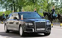 Aurus Senat als russische Staatskarosse am 7.&nbsp;Mai 2018 (lange Version)