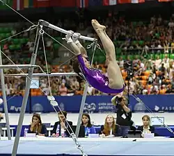 im Stufenbarren-Gerätefinale, sowie