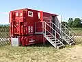 WC-Container der Niederösterreichischen Feuerwehr und Katastrophenschutz am 47. Landestreffen der NÖ Feuerwehrjugend 2019 in Mank, Österreich