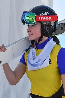 Alina Tuchtajewa bei der Nordischen Ski-WM 2019 in Seefeld in Tirol