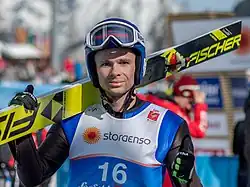 Witalij Kalinitschenko bei der Nordischen Ski-WM 2019 in Seefeld in Tirol