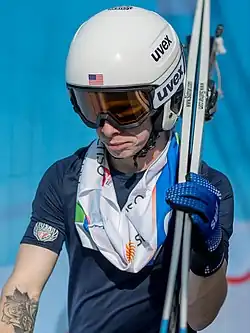 Patrick Gasienica bei der Nordischen Ski-WM 2019 in Seefeld in Tirol