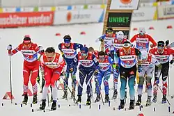 Start des&nbsp;Staffelrennens