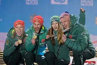 Das siegreiche deutsche&nbsp;Team