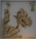 Herakles kämpft mit der neunköpfigen Hydra