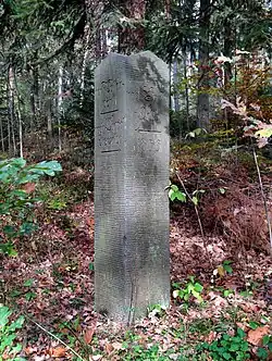 Wegestein in der Zipfelheide