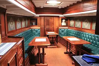 Salon, Blick vom Niedergang