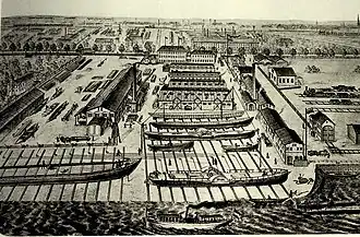 Schlicks Werft um 1885