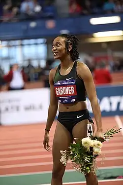 English Gardner nicht im&nbsp;Ziel