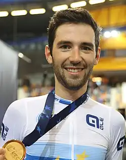 Benjamin Thomas bei der Bahn-EM 2019: Gold im Omnium